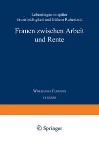 Produktbild: Frauen zwischen Arbeit und Rente
