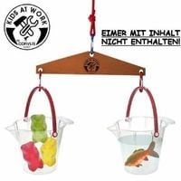 Bild vom Artikel Kids at work: Waage aus Holz, mit 3 Karabiner vom Autor 
