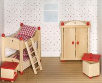 Goki Puppenmöbel Kinderzimmer, Holz