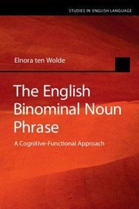 Produktbild: The English Binominal Noun Phrase