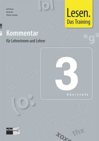 Produktbild: Lesen. Das Training 3 (Oberstufe)