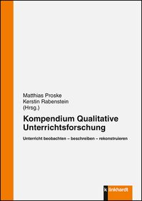 Produktbild: Unterricht beobachten &ndash; beschreiben &ndash; rekonstruieren