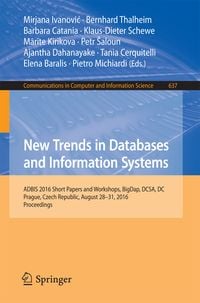Produktbild: New Trends in Databases and Information Systems