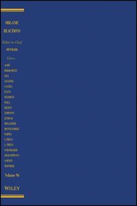 Produktbild: Organic Reactions, Volume 96