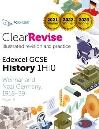 Produktbild: ClearRevise Edexcel GCSE History 1HI0 Option 31 Weimar and Nazi Germany