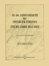 Produktbild: 49.-50. Jahresbericht des Sonnblick-Vereines für die Jahre 1951-1952