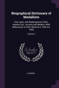 Produktbild: Biographical Dictionary of Medallists