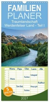 Produktbild: Familienplaner 2027 - Traumlandschaft Werdenfelser Land - Teil I mit 5 Spalten (Wandkalender, 21 x 45 cm) CALVENDO
