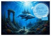 Produktbild: Atlantis der Träume - Magische Unterwasserwelten voller Fantasie (Wandkalender 2027 DIN A2 quer), CALVENDO Monatskalender