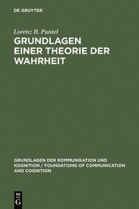 Produktbild: Grundlagen einer Theorie der Wahrheit