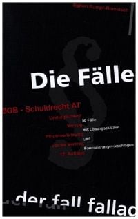 Produktbild: Die F&auml;lle BGB - Schuldrecht AT
