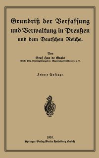 Produktbild: Grundri&szlig; der Verfassung und Verwaltung in Preu&szlig;en und dem Deutschen Reiche