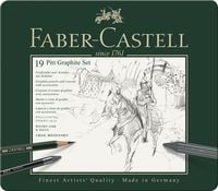 Faber-Castell Pitt Graphite medium Set 19er Metalletui 
