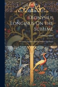 Produktbild: Dionysius Longinus On the Sublime