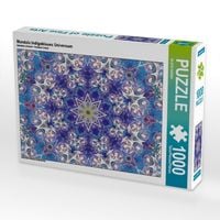 Produktbild: CALVENDO Puzzle Mandala Indigoblaues Universum | 1000 Teile Lege-Gr&ouml;&szlig;e 64x48cm Foto-Puzzle f&uuml;r gl&uuml;ckliche Stunden