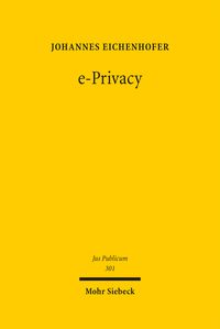 Produktbild: Eichenhofer, J: e-Privacy