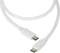 Produktbild: Vivanco USB-Kabel USB 2.0 USB-C® Stecker, USB-C® Stecker 1.20m Weiß 37561