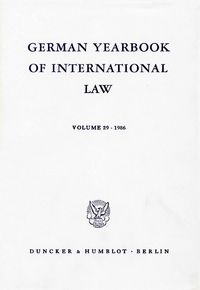 Produktbild: German Yearbook of International Law - Jahrbuch f&uuml;r Internationales Recht.