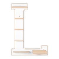 Produktbild: Holz Regal Buchstabe L für Toniebox Tonies Figuren