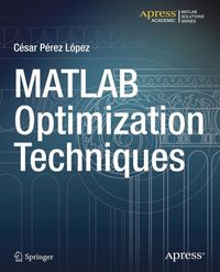 Produktbild: MATLAB Optimization Techniques