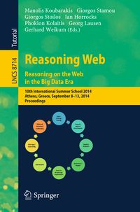 Produktbild: Reasoning Web. Reasoning and the Web in the Big Data Era