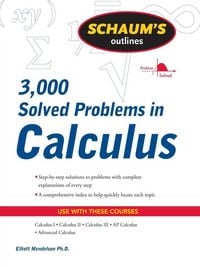Produktbild: Schaum's 3,000 Solved Problems in Calculus