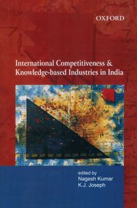Produktbild: International Competitiveness and Knowledge-Based Industries in India