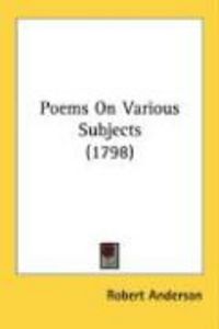 Produktbild: Poems on Various Subjects (1798)