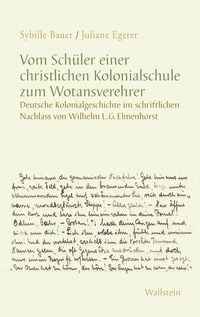 Produktbild: Vom Sch&uuml;ler einer christlichen Kolonialschule zum Wotansverehrer
