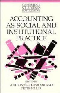 Produktbild: Accounting as Social and Institutional Practice