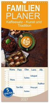 Produktbild: Familienplaner 2027 - Kaffeesatz - Kunst und Tradition mit 5 Spalten (Wandkalender, 21 x 45 cm) CALVENDO