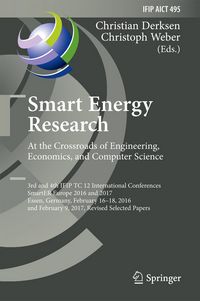 Produktbild: Smart Energy Research. At the Crossroads of Engineering, Economics, and Computer Science