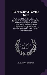 Produktbild: Eclectic Card Catalog Rules