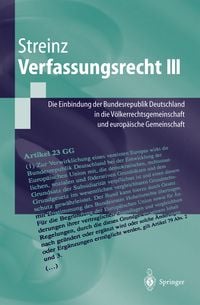 Produktbild: Verfassungsrecht III