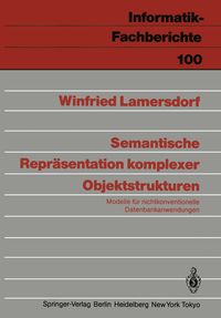 Produktbild: Semantische Repr&auml;sentation komplexer Objektstrukturen