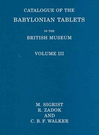 Produktbild: Catalogue of the Babylonian Tablets in the British Museum