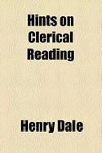 Produktbild: Hints on Clerical Reading