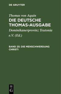 Produktbild: Die Menschwerdung Christi