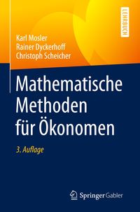 Bild vom Artikel Mathematische Methoden für Ökonomen vom Autor Karl Mosler