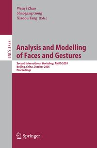 Produktbild: Analysis and Modelling of Faces and Gestures