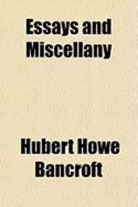Produktbild: Essays and Miscellany