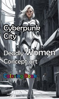 Produktbild: Cyberpunk City - Deadly Women Concept Art Coloring Book