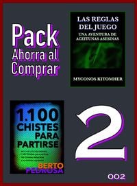 Produktbild: Pack Ahorra al Comprar 2 - 002: Las reglas del juego: Una aventura de aceitunas asesinas & 1100 Chistes para partirse: Una excelente selecci&oacute;n de chis