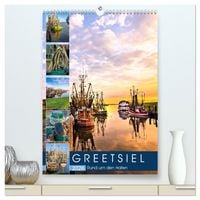 Produktbild: GREETSIEL Rund um den Hafen (hochwertiger Premium Wandkalender 2026 DIN A2 hoch), Kunstdruck in Hochglanz