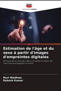 Produktbild: Estimation de l'&acirc;ge et du sexe &agrave; partir d'images d'empreintes digitales
