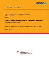 Produktbild: Issues Faced By Small and Medium Enterprises In A Global Business Environment