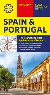 Produktbild: Philip's Spain and Portugal Road Map