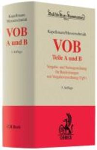Produktbild: VOB Teile A und B