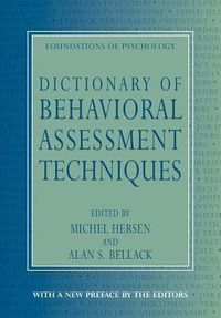 Produktbild: Dictionary of Behavioral Assessment Techniques
