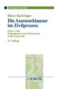 Produktbild: Die Assessorklausur im Zivilprozess